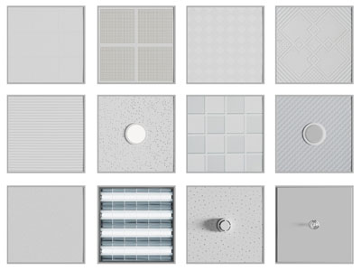 现代铝扣板、吊顶