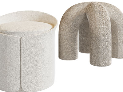 侘寂风沙发凳、坐凳