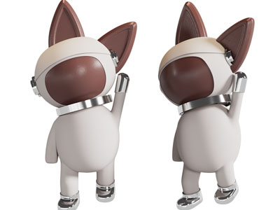 现代卡通动物雕塑摆件