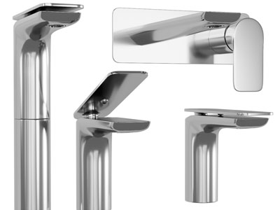 现代不锈钢水龙头3d模型 现代不锈钢水龙头