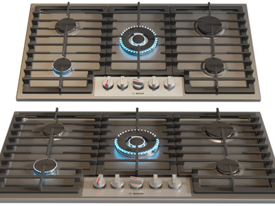 现代多灶燃气灶