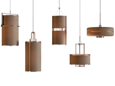 新中式垂线吊灯