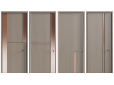 现代实木平开门