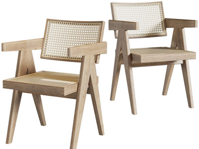 侘寂风实木休闲椅子