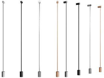 现代轻奢金属落地灯