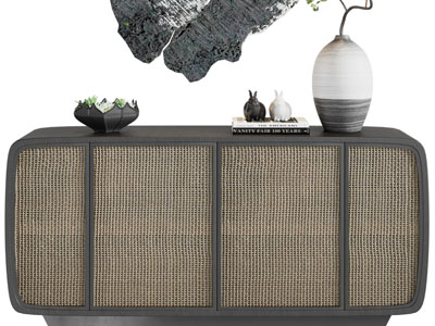 侘寂风玄关柜、边柜