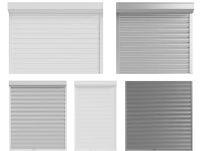 现代卷闸门大门