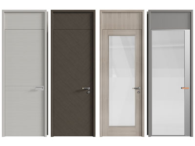 现代实木单扇平开门