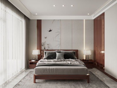 新中式卧室