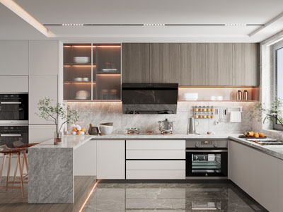 现代开放式厨房