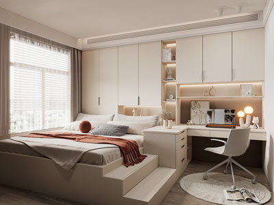 现代榻榻米卧室