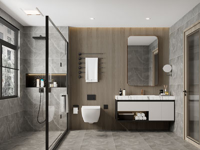 现代卫浴间、洗手间