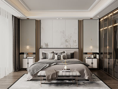 新中式卧室
