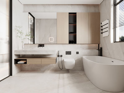 现代卫浴间、洗手间