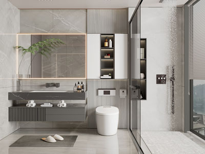 现代卫浴间、洗手间