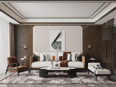 新中式客厅