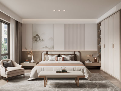 新中式卧室