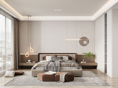 现代卧室