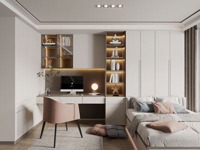 现代榻榻米卧室