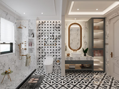 北欧卫浴间、洗手间