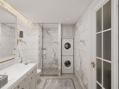 北欧卫浴间、洗手间