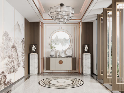 新中式玄关大厅