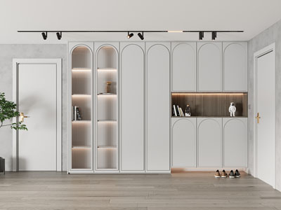 现代玄关装饰鞋柜