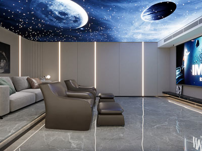 现代视听室、影音室