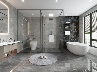 现代卫浴间、洗手间