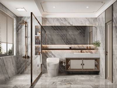 新中式卫浴间、洗手间