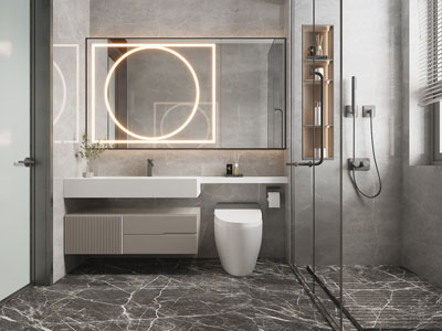 现代卫浴间、洗手间