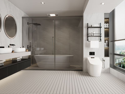 现代卫浴间、洗手间