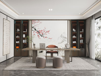 新中式书房