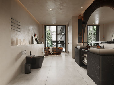 现代卫浴间、洗手间