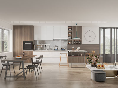 现代开放式厨房