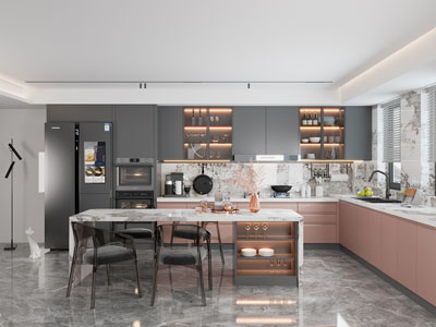 现代开放式厨房