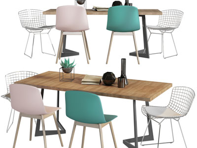 北欧餐桌椅组合