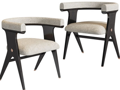 侘寂风休闲椅子