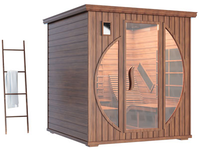 现代实木桑拿房3d模型 现代实木桑拿房