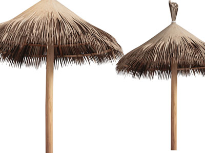 游戏影视角色场景草棚