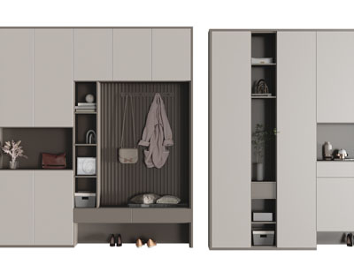 现代玄关装饰鞋柜