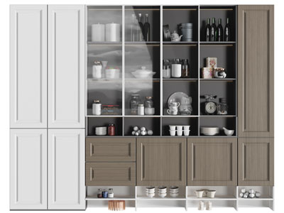 新中式装饰酒柜