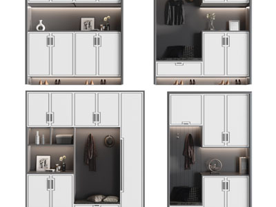 新中式玄关鞋柜