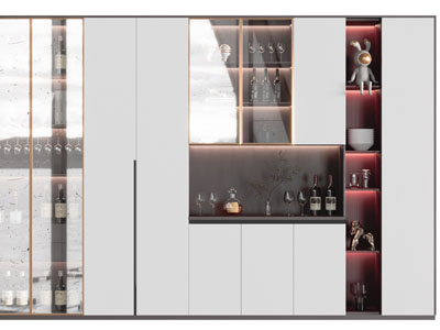 现代装饰酒柜
