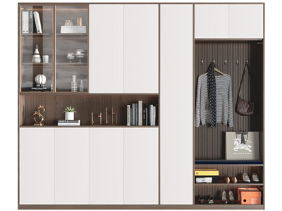 北欧玄关装饰收纳鞋柜