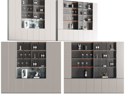 现代装饰酒柜