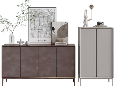 现代玄关柜、边柜