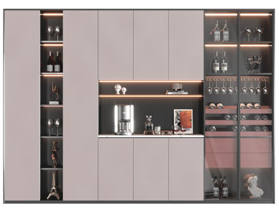 现代酒柜