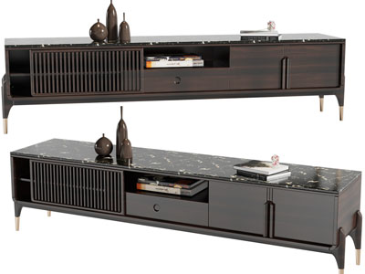 新中式实木电视柜