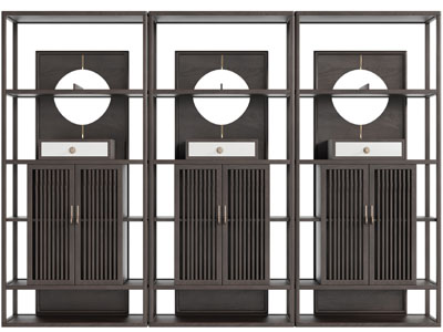 新中式实木装饰柜